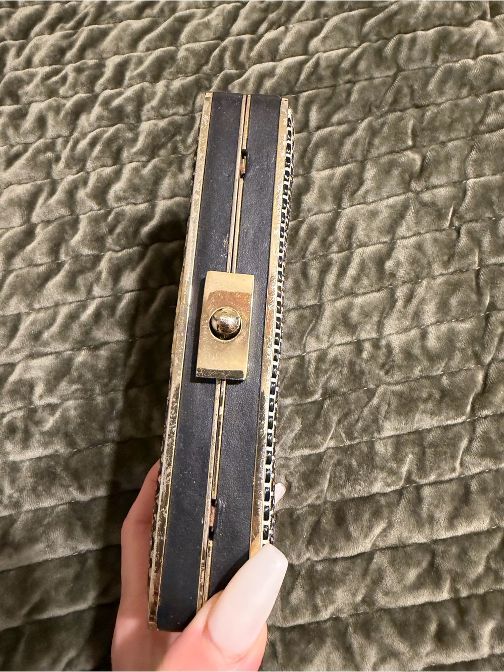 henri bendel Snake-Print Wallet in Black, Cream, Yellow - Picture 3 of 5
